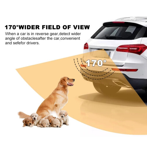 1Pcs 5 Pin Car Rear View Camera Reverse 170 Degree Wide Angle 1