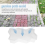 Three Waveform Garden Path Plastic Concrete Paving Brick Mold 5