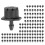 150Pcs Adjustable Irrigation Drippers Sprinklers 1/4 Inch Emitter 1