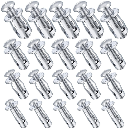 20pcs M 4 M5 M6 M8 Jack Nuts for Securing Plate Frame Container Tag