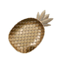 Decorative Tray Gold Pineapple Serving Tray Jewelry Pallet (Small)