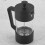 French Press Coffee & Tea Maker, Borosilicate Glass Coffee Press 6