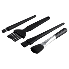 Kit de escova antiestática 4 peças, escova multiestática para limpeza de teclado e computador, para placa de circuito de teclado de laptop