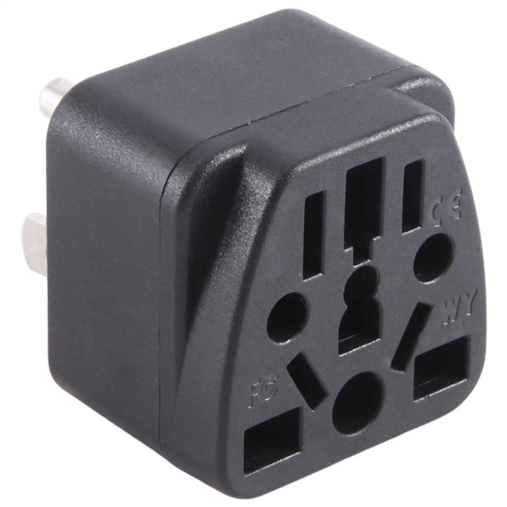 Us Plug Adapter Eu/Uk/Au To Usa (Type B), Charger Converter Black 4763517305308