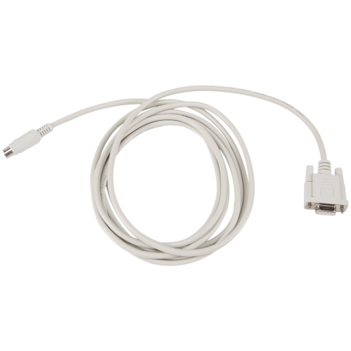 Καλώδιο λήψης DB9P σε 8P Mini Din RS232, λευκό, 8,2 πόδια για PLC -EH 1