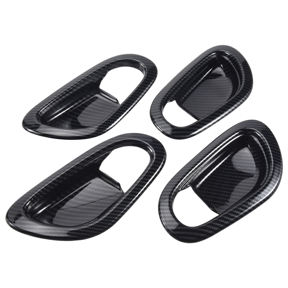For Nissan Navara Np300 2016-2021 Carbon Fibre Car Door Handle Cover 4763517330232
