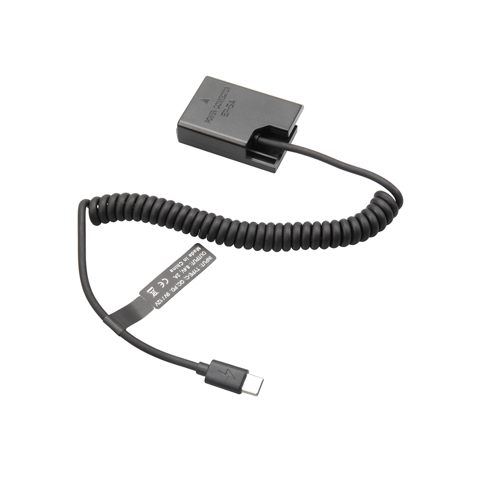 EL14 Dummy Coupler Battery Type-C Spring Cable for Nikon D3100 D3500