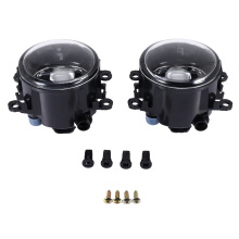 1 Pair Front Bumper Fog Light Lamps with H11 for Ford Focus Suzuki Swift New Alto Renault Peugeot Citroen Anti-Fog Lens