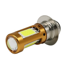 H6M PX15D P15D LED Motocicleta Faróis Hi-Lo Beam Lâmpada para Moto Scooter Ciclomotor Luz Lâmpada Branca 1500Lm 12-30V