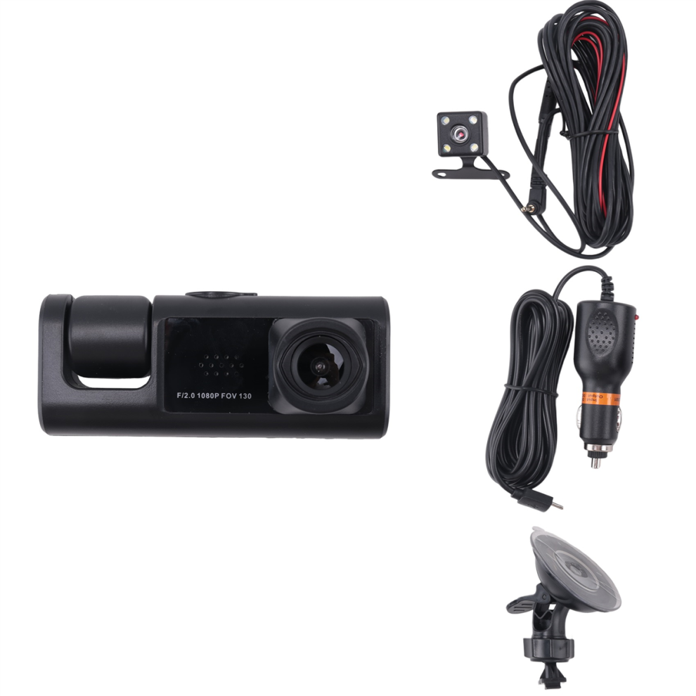 3 Channel Car Dvr Camera, 1080P Dash Camera With Ir Night Vision 4763517334087