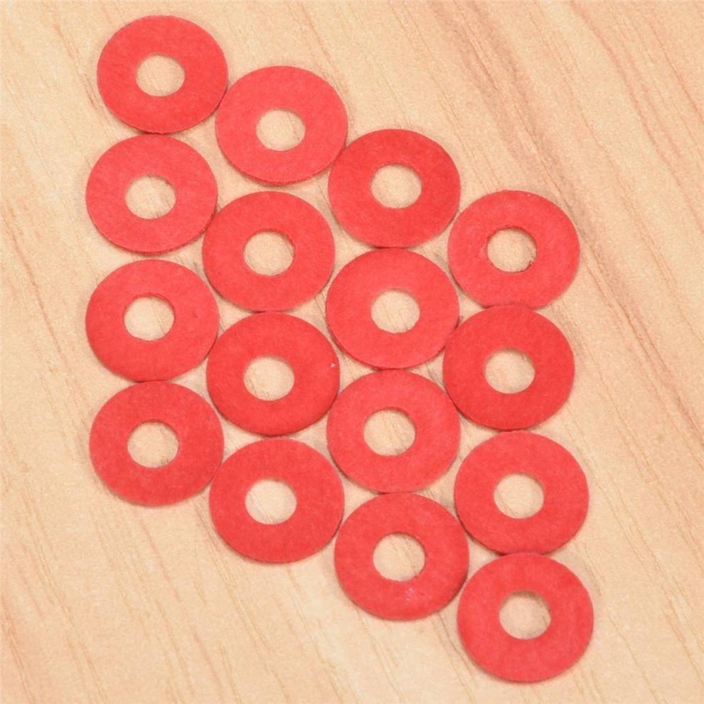 100Pcs Red Motherboard Screw Insulating Fiber Washers 4763517390458
