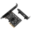 USB PCIE Card Type C PCI-Express 4X to USB 3.2 Gen for Windows 8/10 1