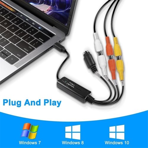 Μετατροπέας AV σε USB C Προσαρμογέας κάρτας λήψης βίντεο 2