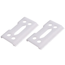 Novo 2Pcs 28 Dentes Zircônia Cerâmica Lâmina de Corte para Idosos Clipper