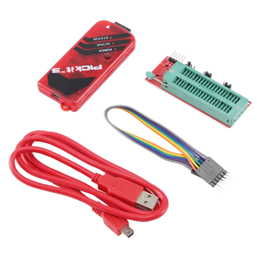 Programmateur PICKIT3 + Kit PIC ICD2 PIC 2/3 Adaptateur de programmation Siège de programmateur universel FZ0508 1