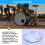 6 Inch Drum Kit Bass Drum Hole Rings Drum Drilling Tool Accessories 7