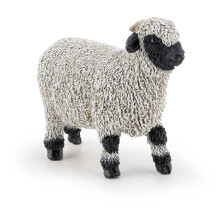 Papo - Figurinha Ovelha nariz preto do Valais
