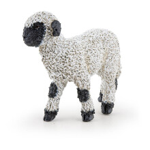 Papo - Figurinha cordeiro nariz preto do Valais