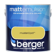 Berger - Matt Emulsion 2.5L - Mustard Pot