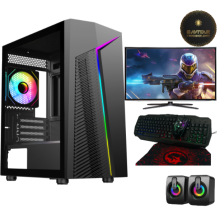 Fast Gaming PC Bundle Core i3 GT 710/730 2GB 16GB RAM 128GB+1TB