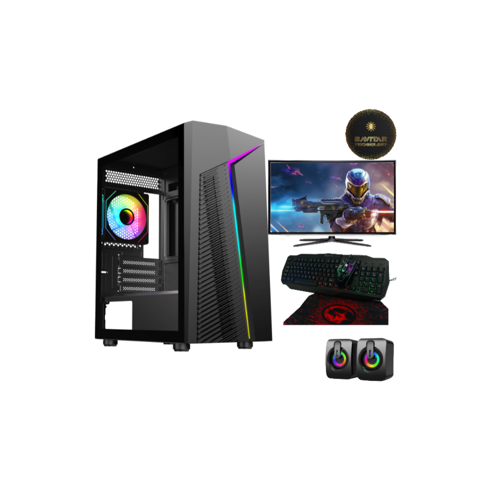Fast Gaming PC Bundle Core i3 GT 710/730 2GB 16GB RAM 128GB+1TB-image-OPC-PFP6X5V-NEW