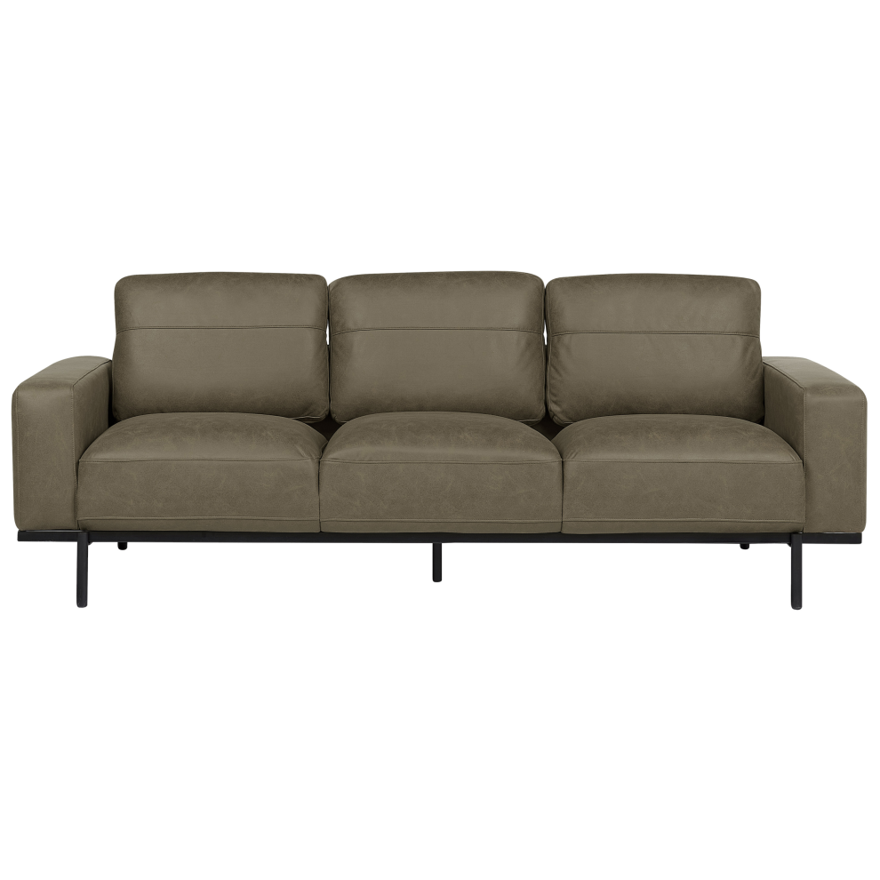 Sofa 3 Seater SOVIK Fabric Green