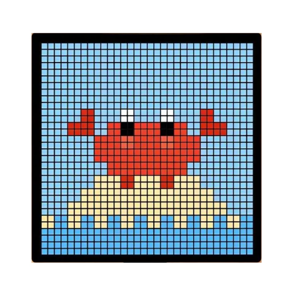 Écran de contrôle de téléphone portable LED Pixel APP 16X16 Écran de veilleuse programmable pour la décoration de jeu Entreprise