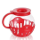 Magnetron Popcorn Maker Emmer Kom Mini Machine Veilig Siliconen Deksel Rood 6
