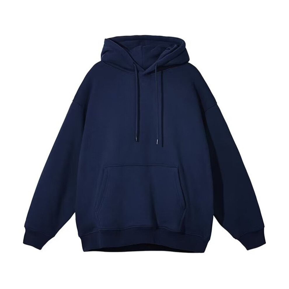 Sweat Ã capuche sportif homme avec manches longues et pull design toutes saison-Noir-L
