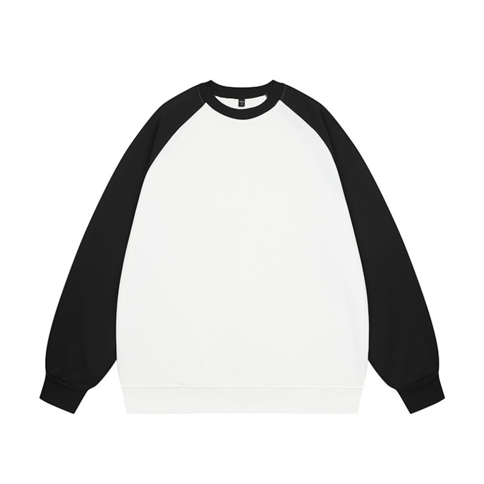 Sweat Ã capuche couleur contrastante Ã manches longues pour un usage dÃcontra-Noir-3XL