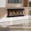 Living And Home 50 Inch 3-Sided Smart Electric Fireplace 12 Flame Colours 1