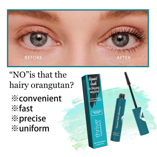 10.7g Thick Black Thrive Causemetics Liquid Lash Extensions Mascara 1