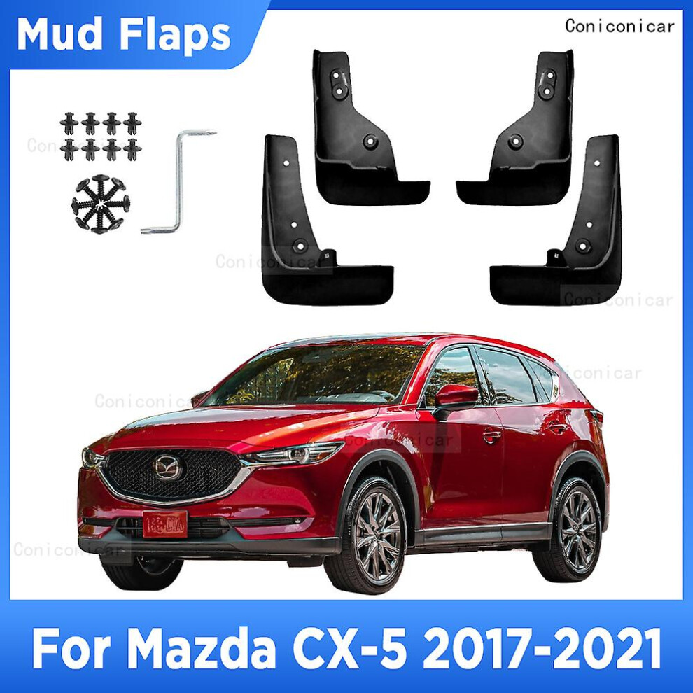(17-21 4Pcs) For Mazda Cx5 Cx 5 2017-2022 2021 2020 Mud Flaps Splash Guard Mudguards Mudflaps Front Rear Fender Auto Styline Car Accessories 8994439804112