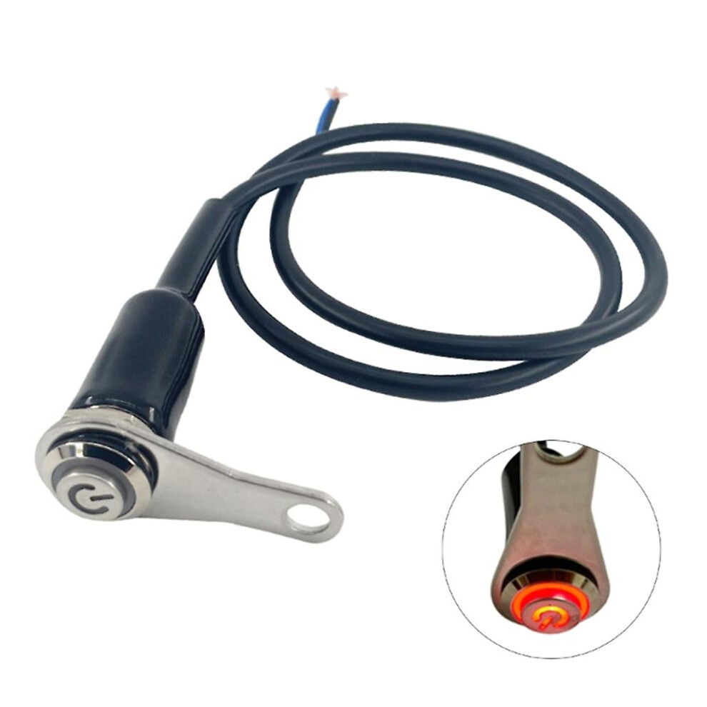 (Red) Motorbike Button Switch Engine Starter Kill On Off Ignition Reset Switch Button Red 9372166246747