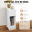 End Table Bedside Table Sofa Side Table with Drawer Nightstand Floor Storage Cabinet 2