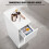 End Table Bedside Table Sofa Side Table with Drawer Nightstand Floor Storage Cabinet 5