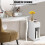 End Table Bedside Table Sofa Side Table with Drawer Nightstand Floor Storage Cabinet 6