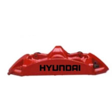 (Yellow) Otwoo For X8 Hyundai Brake Hi Temp Caliper Vinyl Decal Sticker Set Of 8 (any Color)