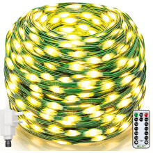 (Warm White) Outdoor Christmas Tree Lights 80m 800 Led Long Fairy Lights Mains Powered Waterproof Coloured Xmas String Lights 8 Modestimerremote For Indooroutsidew