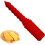 (Red) Hot Dogger, Abs Material Hot Dog Bun Driller Driller For Grilling And Bbq Perfect For Grilling And Bbq, Ideal Size For Sausages 1