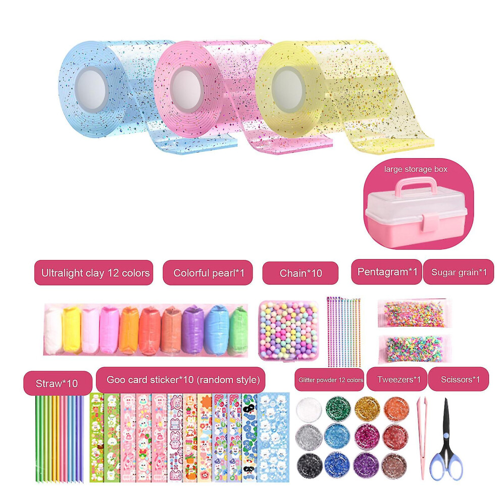 (Multicolor) Nano Tape Bubble Kit, Nano Tape Bubbles, Nano Bubble Tape