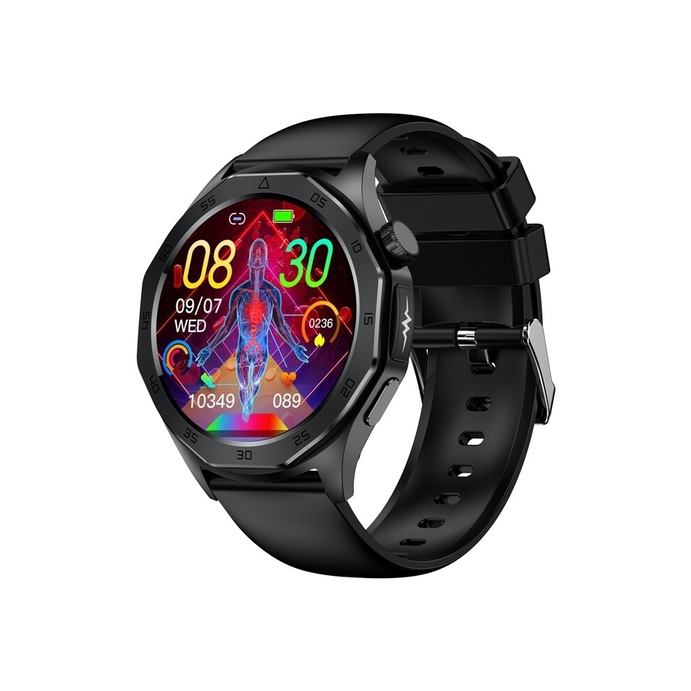 (Black) 1.43Inch Smart Watch Bluetooth Call Ecg Electrocardiogram Ppg Health Monitor Sos Sports Tracker Sos Black 4027917216368