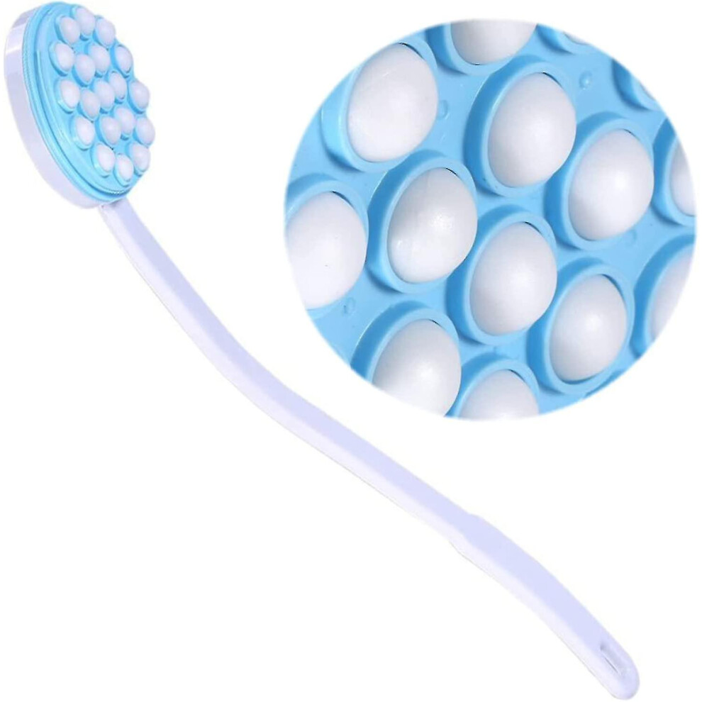 Cream Lotion Applicator For Back, Long Handled Easy Reach Back Scrubber Massager Body Brush For Sunscreen,