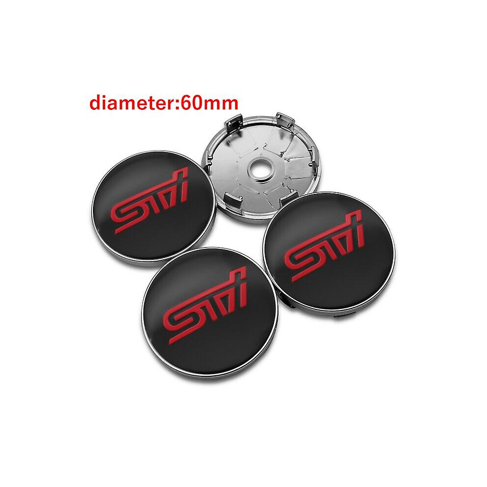 (E) 4pcs 60mm Car Styling Wheel Tyre Center Hub Cover Caps For Subaru Sti Wrx Forester Outback Impreza Legacy Xv Tribeca Accessories Shry-image-OPC-PFWWJ2T-NEW