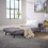 Home Source (Grey - Single) Morella Velvet Single / Double Folding Sofa Bed 5