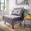 Home Source (Grey - Single) Morella Velvet Single / Double Folding Sofa Bed 6