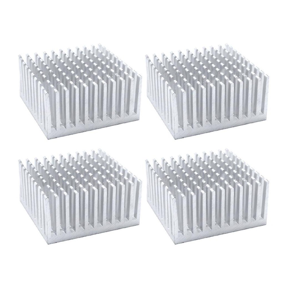 (Silver) 40X40x20mm Cooling Fin Radiator Heat Sinks For Cooling Gpu Ic Chips Vram Vga Silver 8994439817143