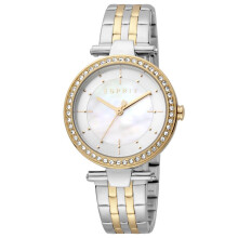 Esprit Horloge ES1L153M2055 – Elegant en Hedendaags, Zilveren RVS Band, Quartz Beweging