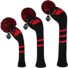 (Pet Stamp) Scott Edward Golf Club Head Cover 3 Piece Set Perfect For Driver (460cc) Fairway Wood And Hybrid (ut) Golf Bag Changes Zhexin