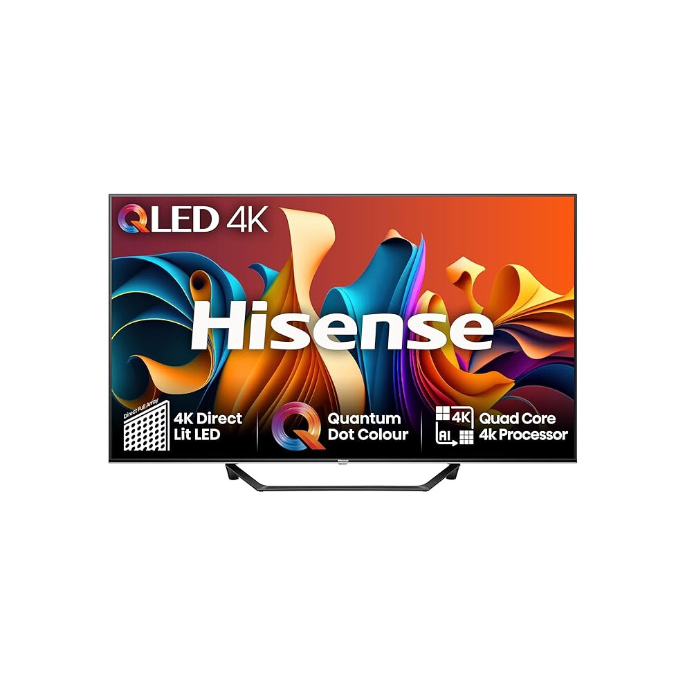 Hisense 55 Inch 4K QLED Smart TV 55A7NQTUK,Sports Mode 2024 Model